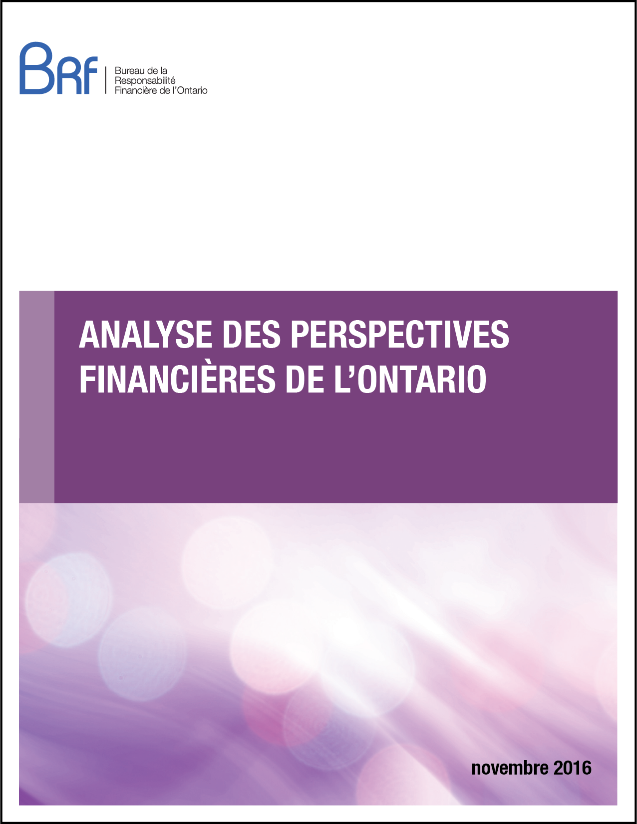 Analyse des perspectives financières de l’Ontario